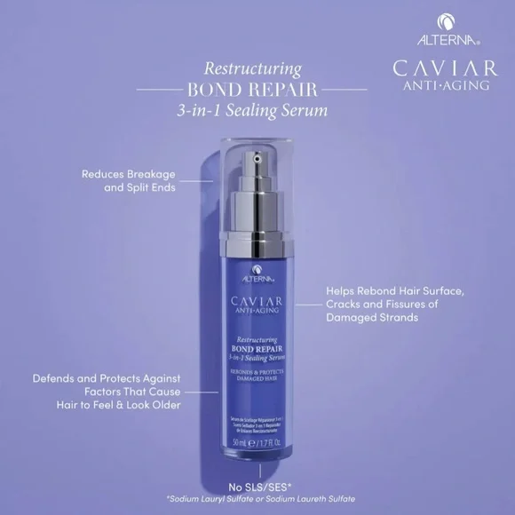 Alterna Caviar Anti-Aging Restructuring Bond Repair 3-in-1 Sealing Serum - Picture 3 of 4